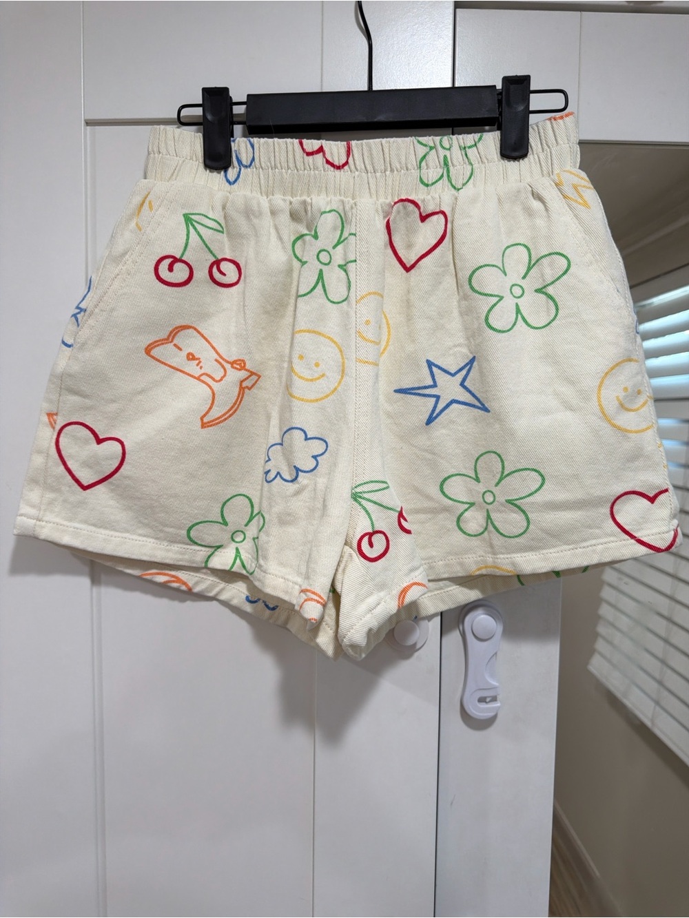 Dressed in Lala Bailey Rose Mini Doodle Shorts